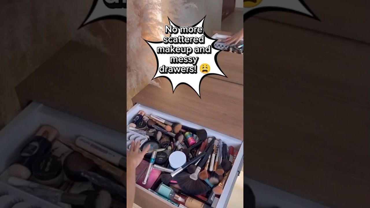 Makeup Storage (Amazon UK Finds) #homeorganisation #makeuphacks #amazonukfinds #fypuk #ukamazonfinds
