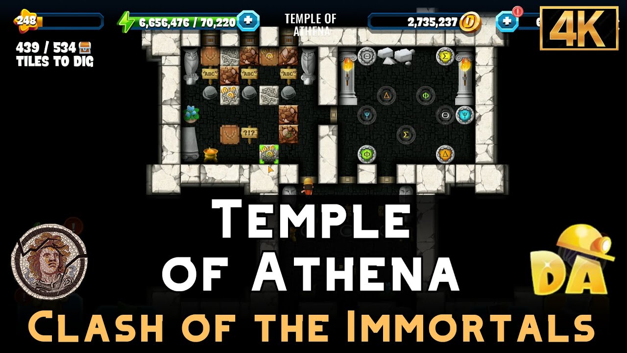 Temple of Athena | Clash of the Immortals #4 | Diggy's Adventure