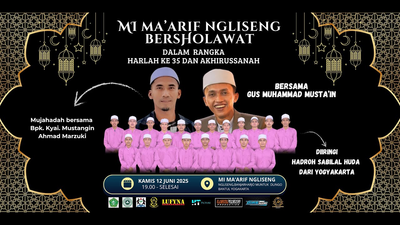 🔴📽️MI MA'ARIF NGLINGSENG BERSHOLAWAT | BERSAMA GUS MUHAMMAD MUSTA'IN SP.D | HADROH SABILAL HUDA