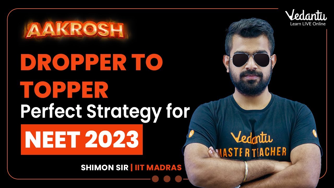 Best Strategy For NEET 2023 Tamil | NEET Dropper to Topper | Shimon Sir | Vedantu Master Tamil