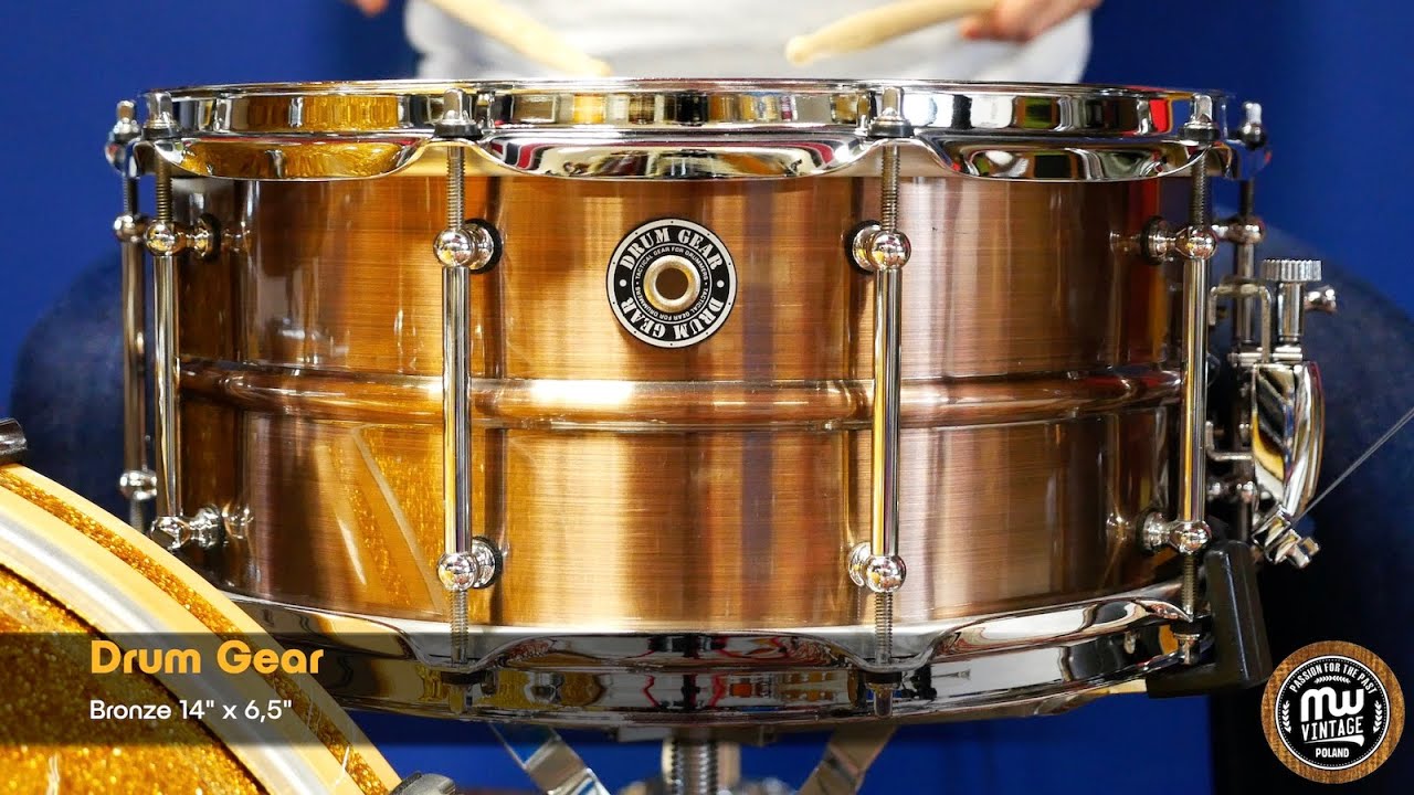 MW-Vintage.pl -  Drum Gear Bronze 14&rdquo; x 6,5&rdquo; 4K