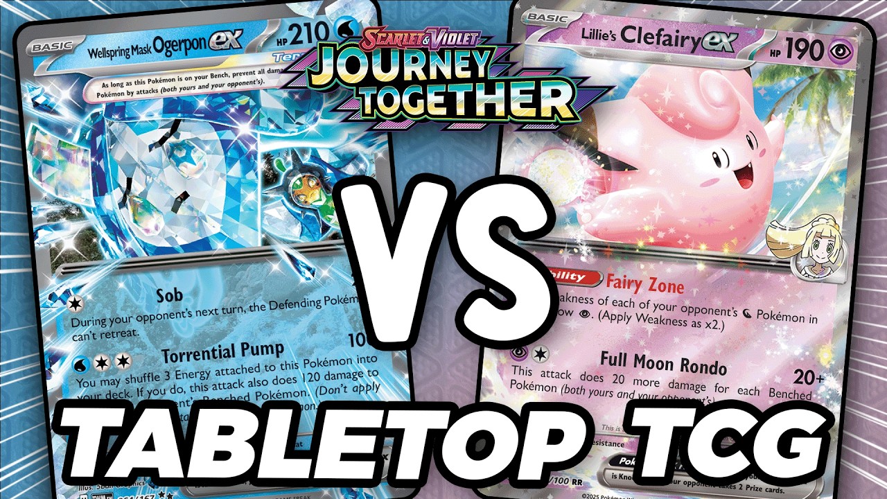 Can Tera Box Defeat Lillie's Clefairy ex in this Journey Together Tabletop Match!?