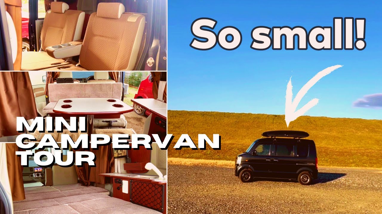 Smallest VAN TOUR | Mini campervan that can be transformed into 3 ways! SUZUKI Every Wagon