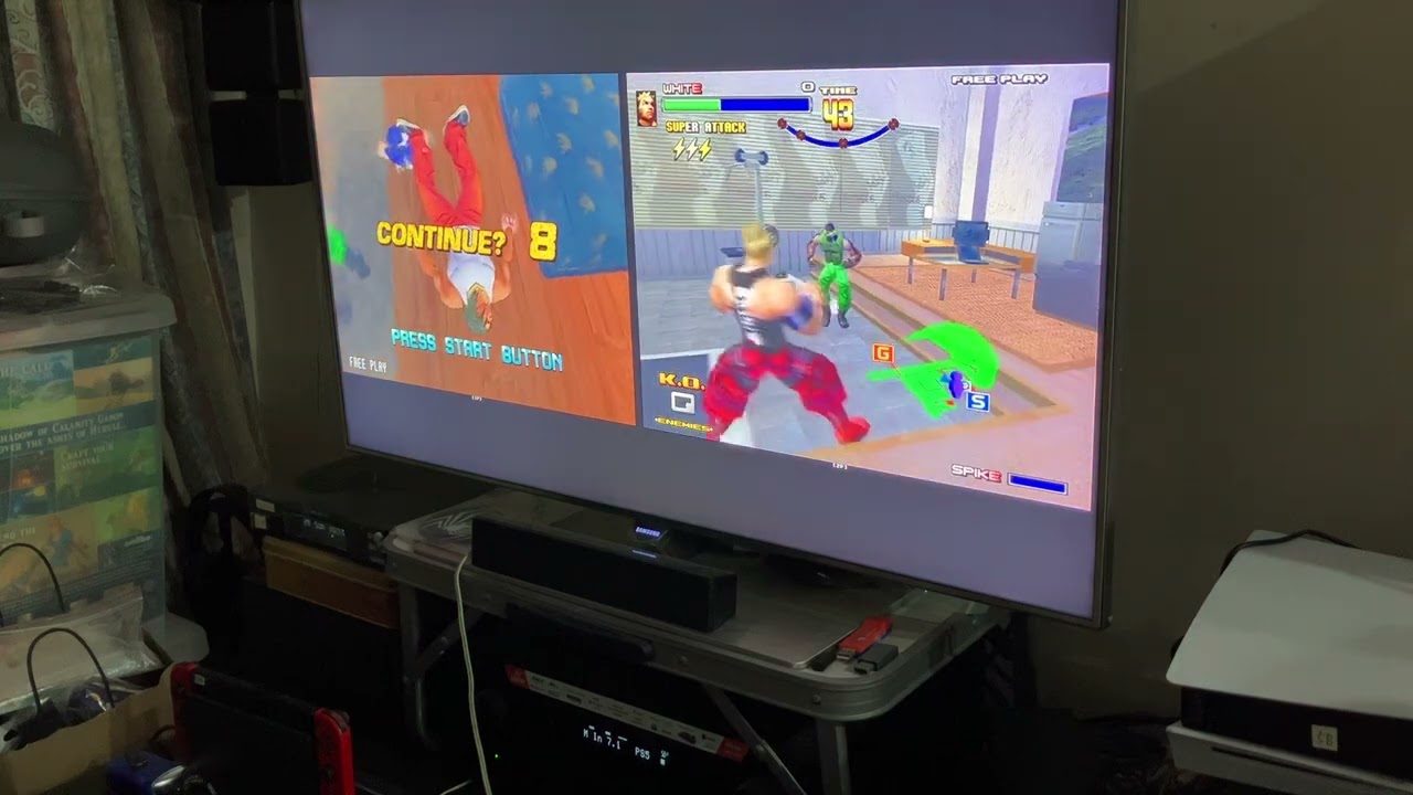 PS5版SpikeOut成功試到online2人合作玩！(用左PS5既分享遊玩「Share Play」功能)_Part1