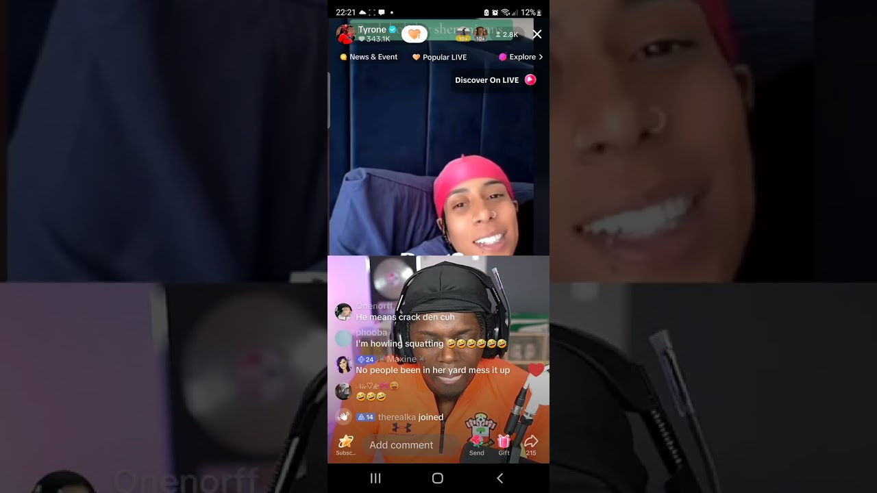 #tyrone Tyrone #chyanne #tiktok #reels #comedy #tiktokvideo #live #funny #gemz #kipzy