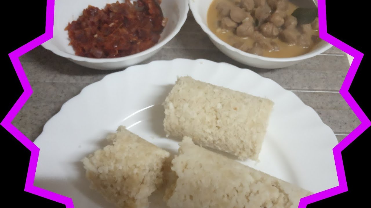 PITTU(STEAM GRATED COCONUT AND FLOUR RECIIPE