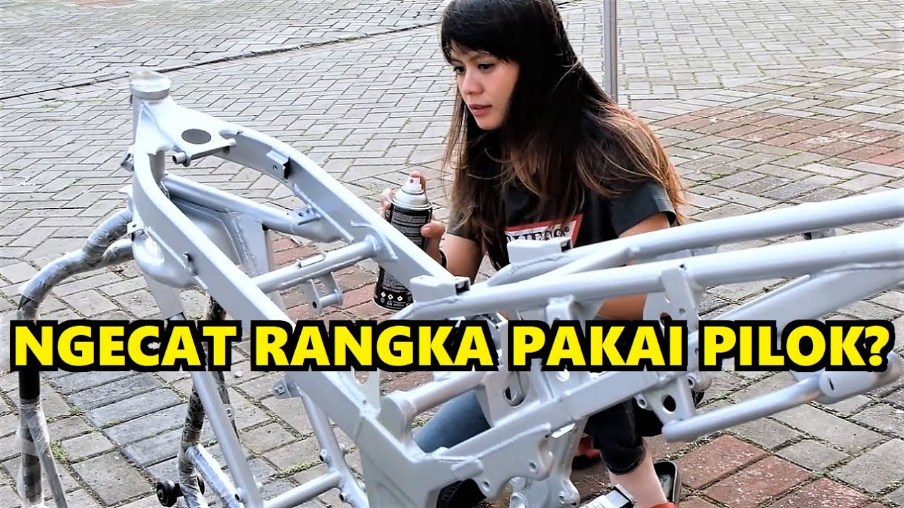 NGECAT RANGKA ala Amel - Cat Rangka Si Jamel (Motor Ninja 150 R) -Jamel Project7