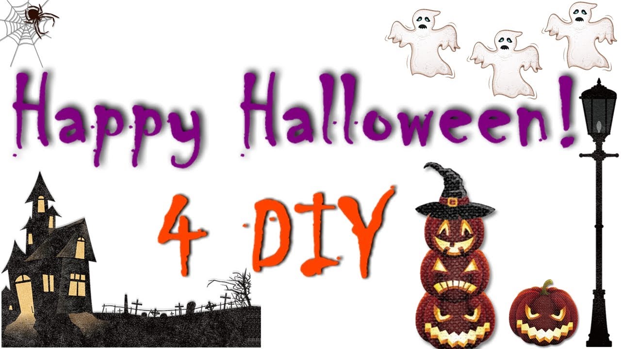 4 DIY Halloween decoration-treats-games - Διακόσμηση-κεράσματα- παιχνίδια