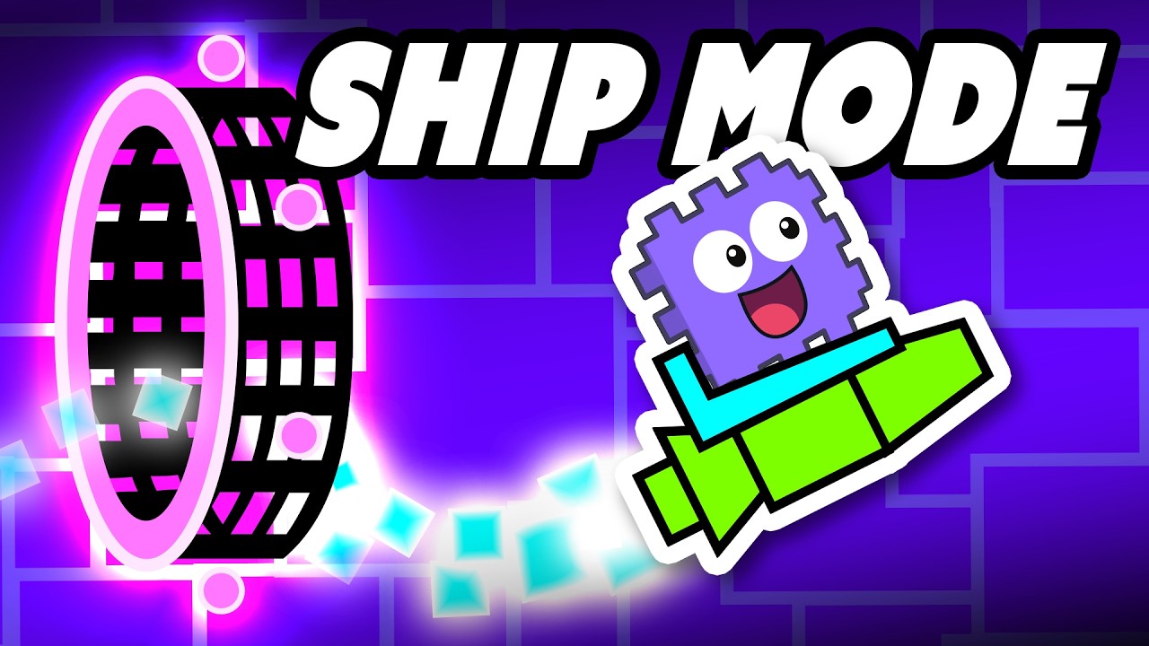 Хочу быть космическим кораблём! 🐱 Geometry Dash #7 | Урок по Scratch