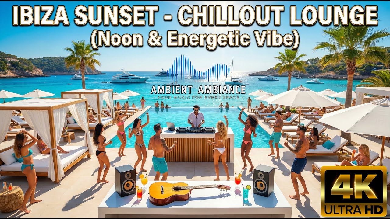 🍸 Ibiza Beach Lounge - Mediterranean Club Vibes: Energetic Summer Chillout Mix (Upbeat & Stylish)