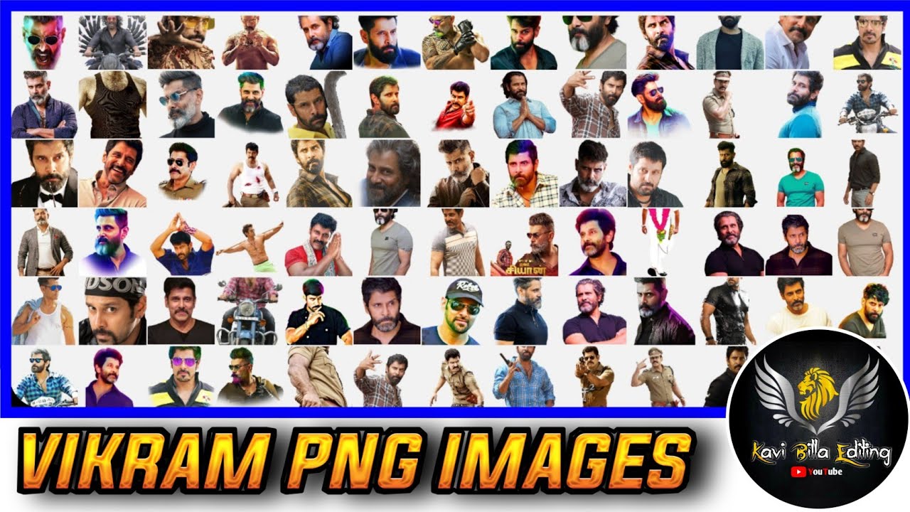 Vikram PNG Images Collections//Part-2//Chiyaan Vikram Birthday Png 