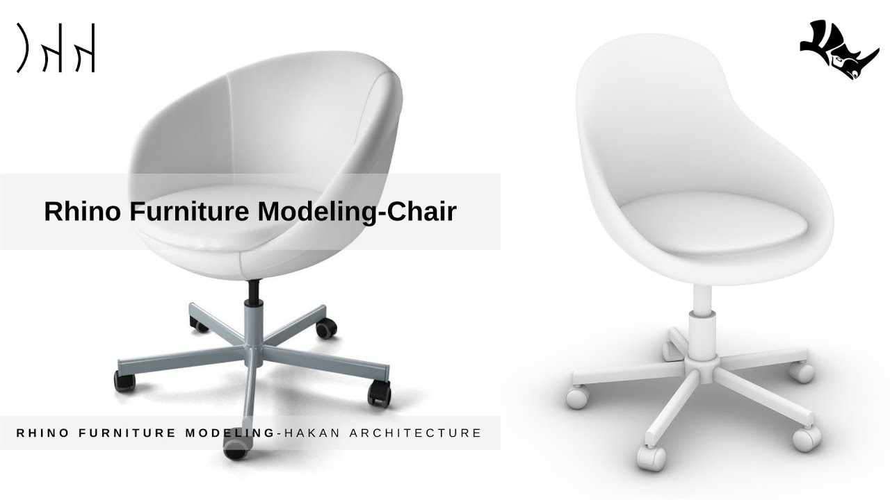 Rhino Furniture Modeling-Chair