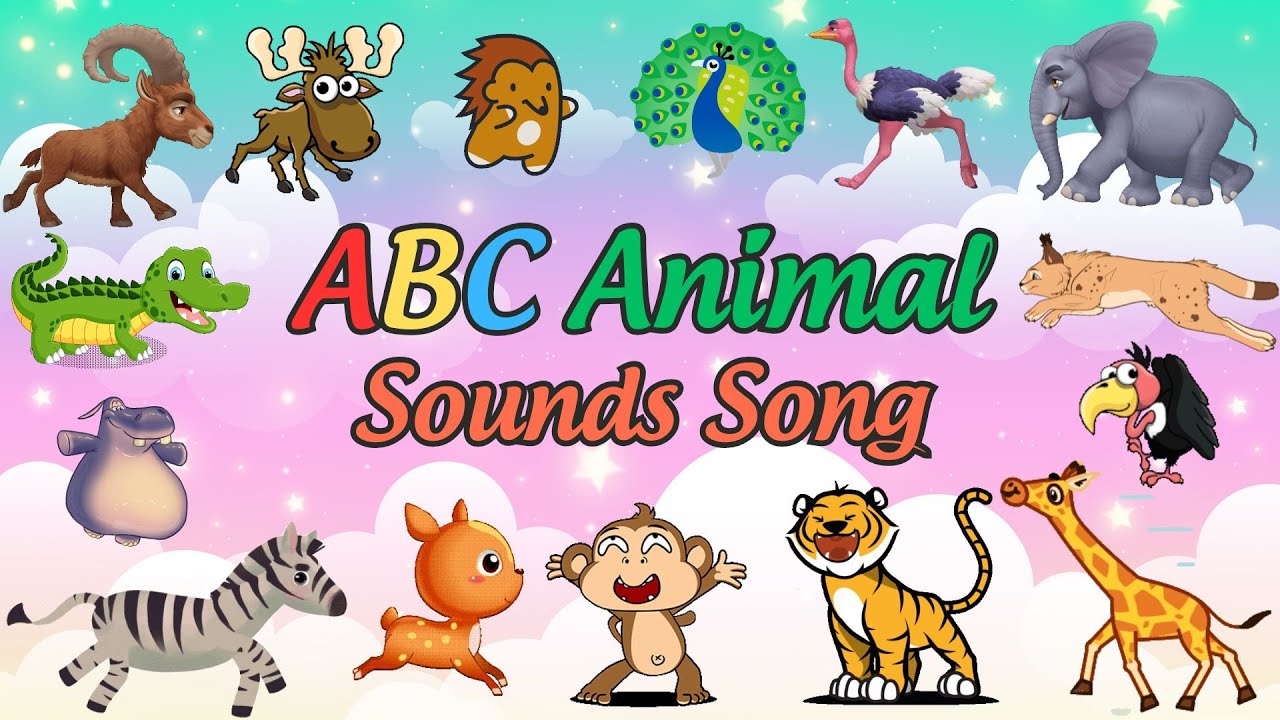 ABC Safari Animal Sounds Song + Alphabet Animals | Learn ABC With Animals Song | Little Puppy Learn