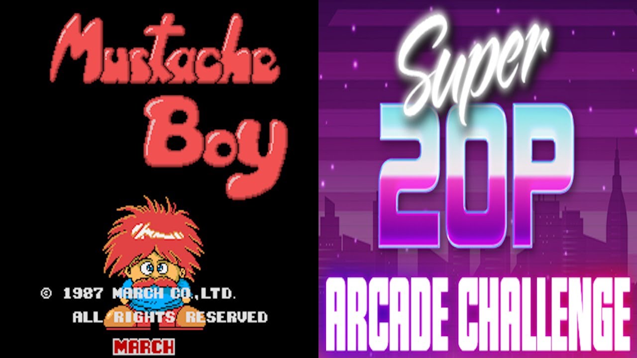 Mustache Boy - Super 20p Arcade Challenge