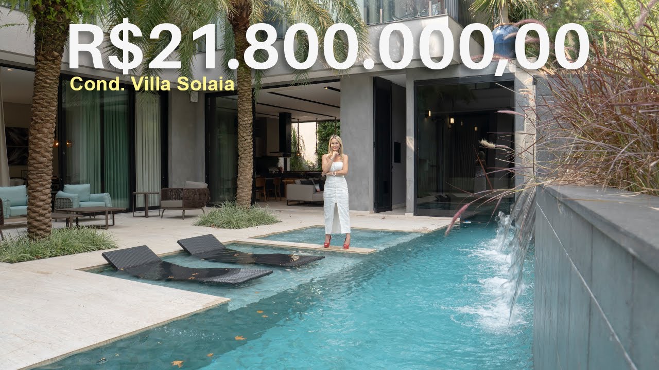 Mansão Trebbiano: Luxo, Sofisticação e Tecnologia em uma esquina com 1.000m²! 🏡✨| Mari de Lima