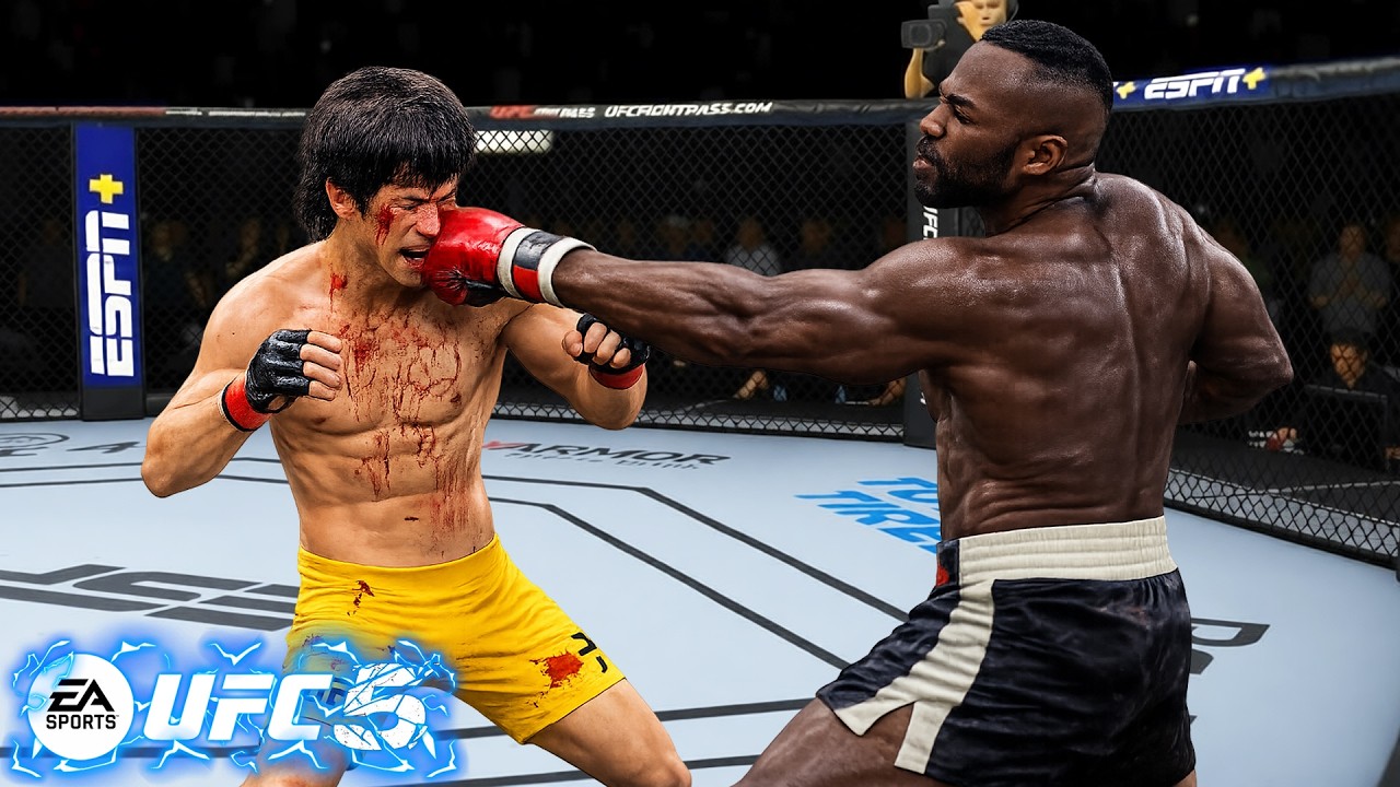 UFC5 Брюс Ли против Кибер Ланга EA Sports UFC 5 - Эпический бой