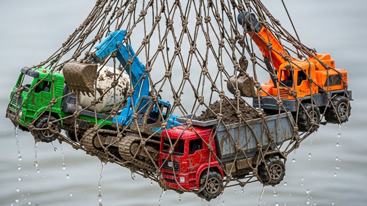 Toy Trucks in Trouble! Muddy Puddles, Big Splashes & Rescue Fun + More Nursery Rhymes & Kids Songs