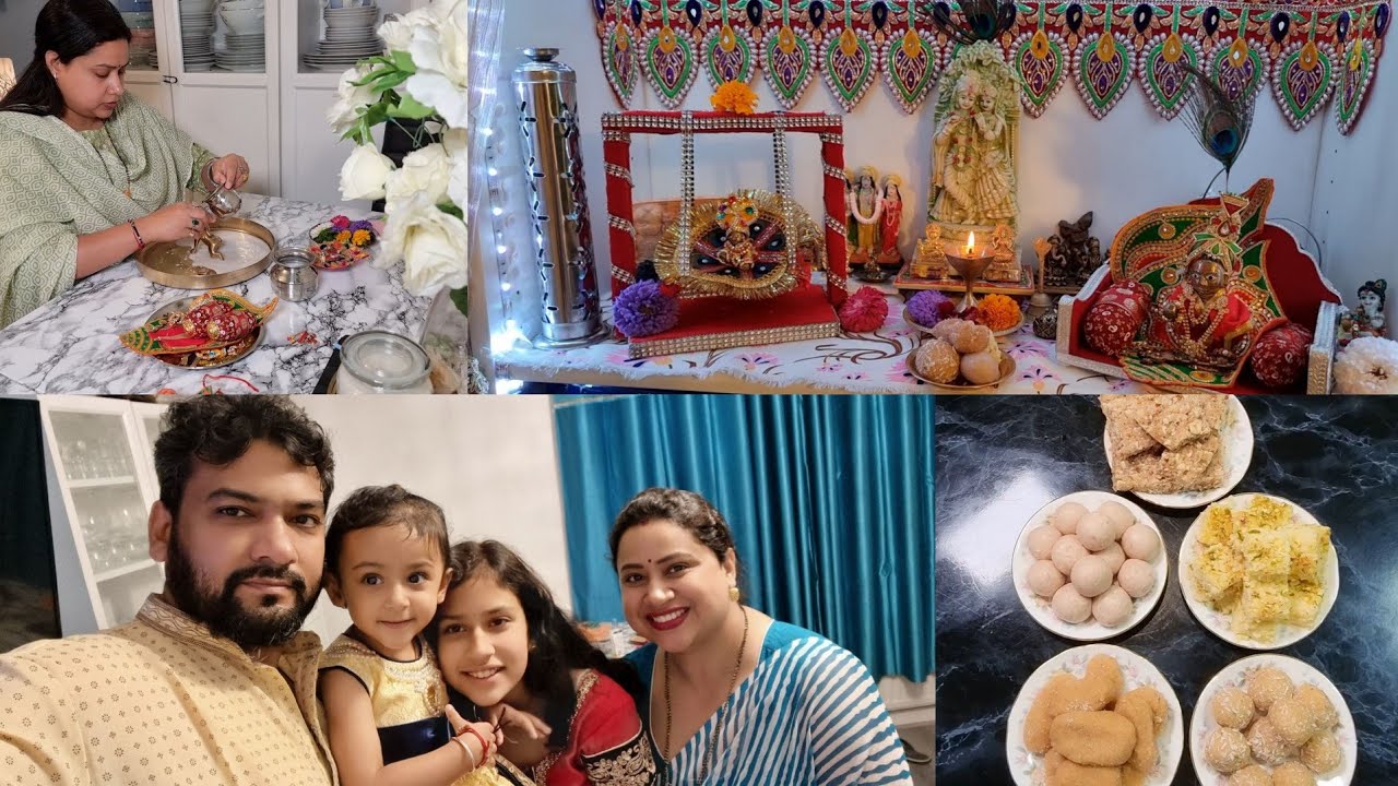 Janmashtami Vlog | Quick Easy Sweets | Mewa Paag, Kalakand, Gud Laddoo, Rose Ladoo & Mathura Ke Pede