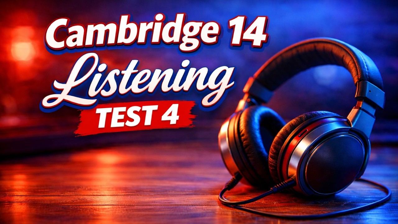 Cambridge IELTS 14 | Listening Test 4 | With Answers | HD