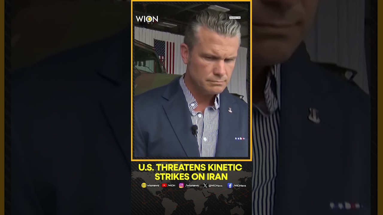 US-Iran War: Pete Hegseth Warns Iran, Says 'Kinetic Strikes&rsquo; Possible If Tehran Overplays' | Shorts