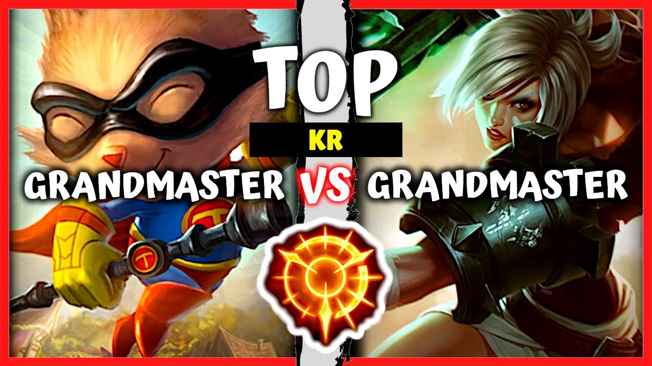 GM Teemo Top vs GM One Trick Riven - KR Rank S11