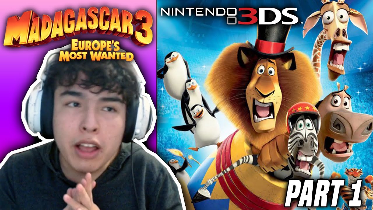Madagascar 3: Europe's Most Wanted for Nintendo 3DS, FAMOUS CIRUS ACT! (Part 1)