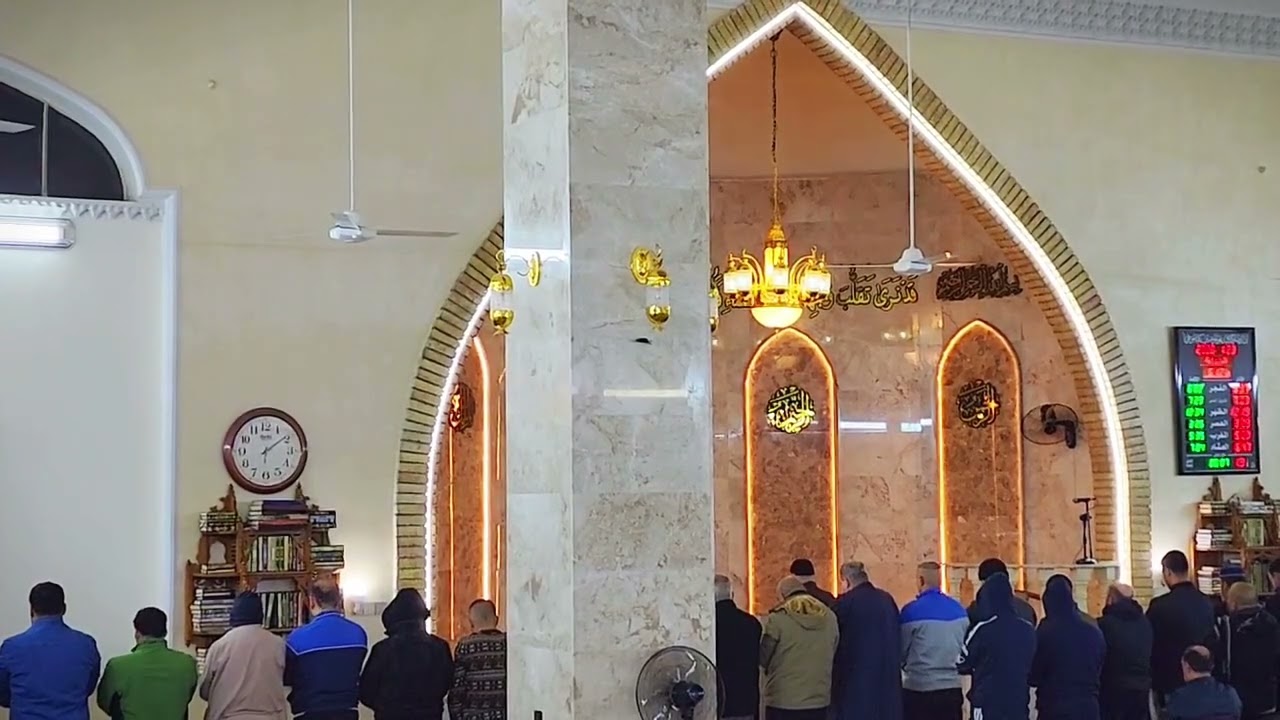 شيخ علاء إمام وخطيب جامع محمد رسول الله ﷺ في زيونة 716-بغداد-العراق