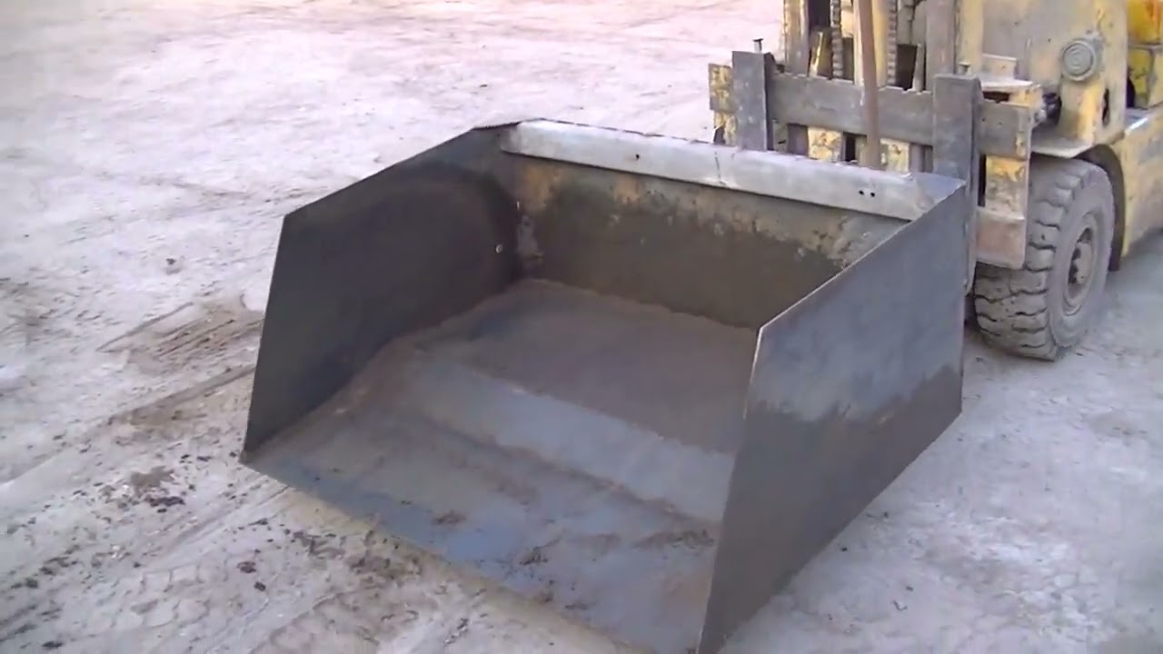 Bucket forklift muat pasir, bungkil sawit, jagung, besi potongan, serbuk kayu, kompos , Cocopeat