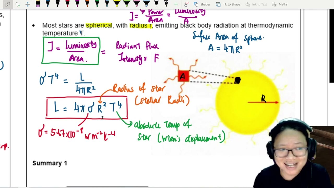 25.2b Stefan-Boltzmann's Law for Stellar Radii | A2 Astronomy Cosmology | Cambridge A Level Physics