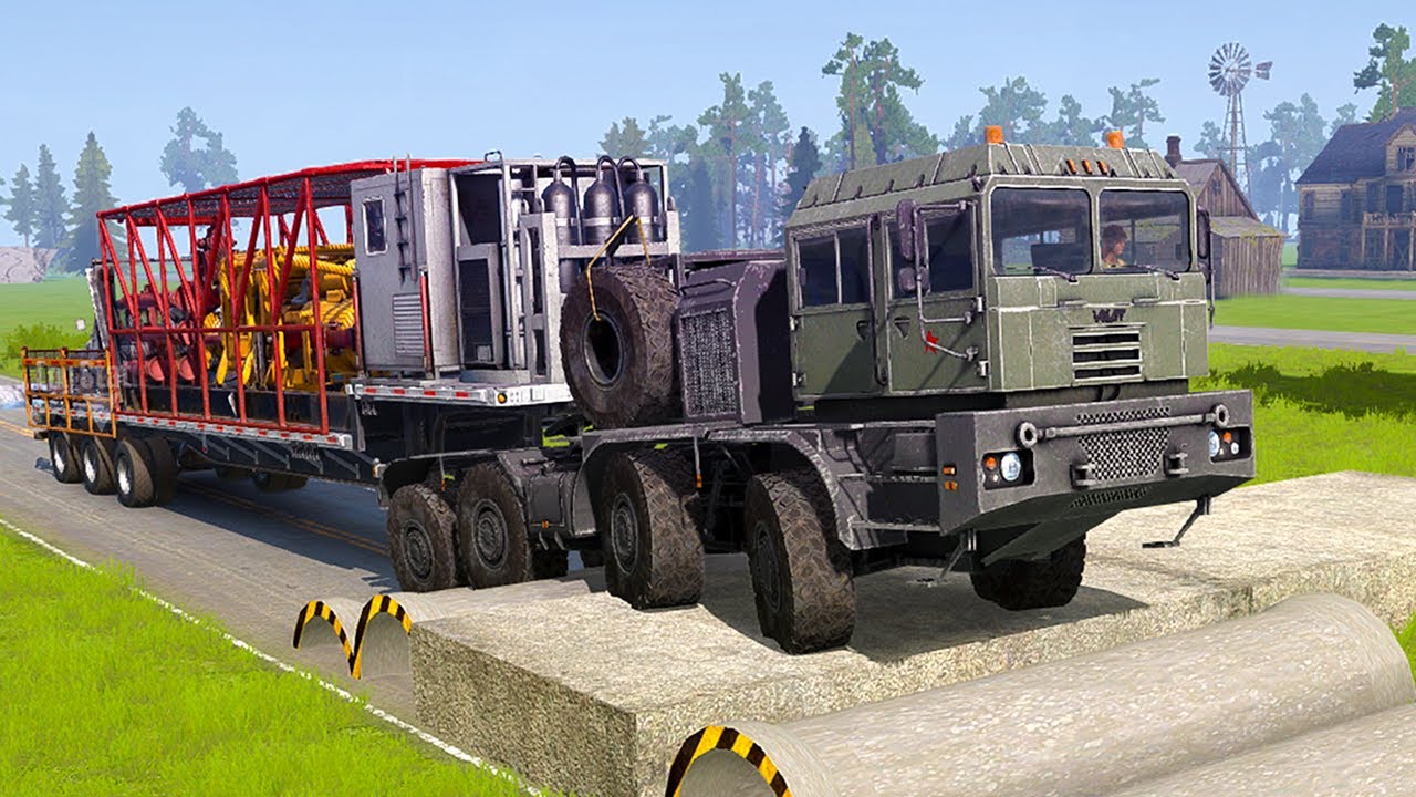 Spintires: Mudrunner Tractor Gameplay | Simulation Game | Game Daily #mudrunner #spintires
