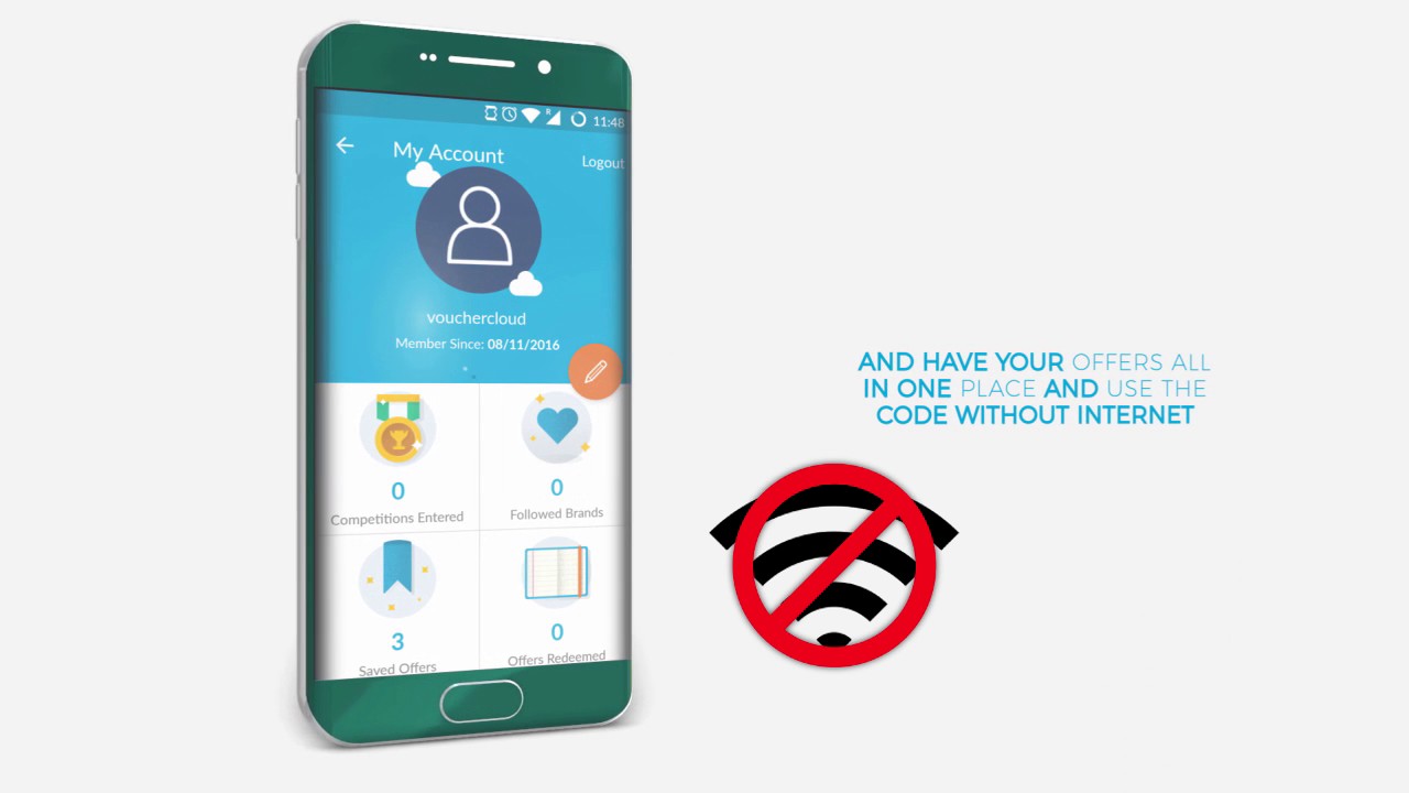 How to use vouchercloud without internet