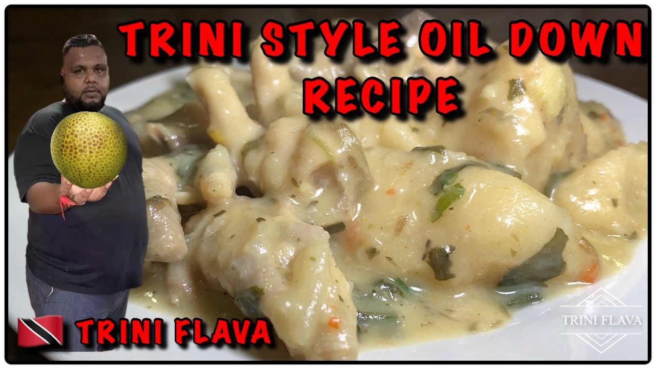 OIL DOWN RECIPE WITH CHICKEN FEET | TRINI STYLE | TRINI FLAVA