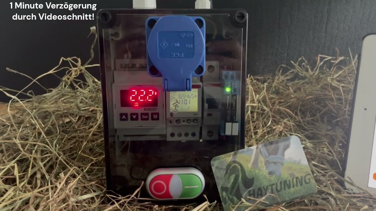 Einrichten der automatischen Temperatursteuerung von Haytuning And More über WLAN und Bluetooth