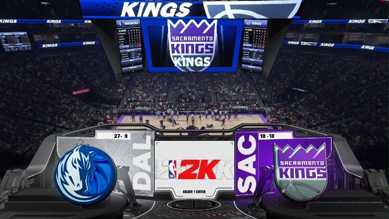 NBA 2K26 - Mavericks at Kings - PS5 gameplay