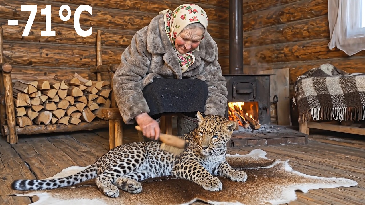 🐆 She Rescued a Baby Amur Leopard from a Frozen Lake at -71°C Siberia!
