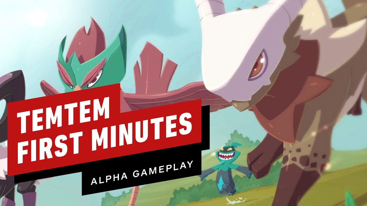 The First 17 Minutes of Temtem (Pokemon-Like MMO) Alpha Gameplay