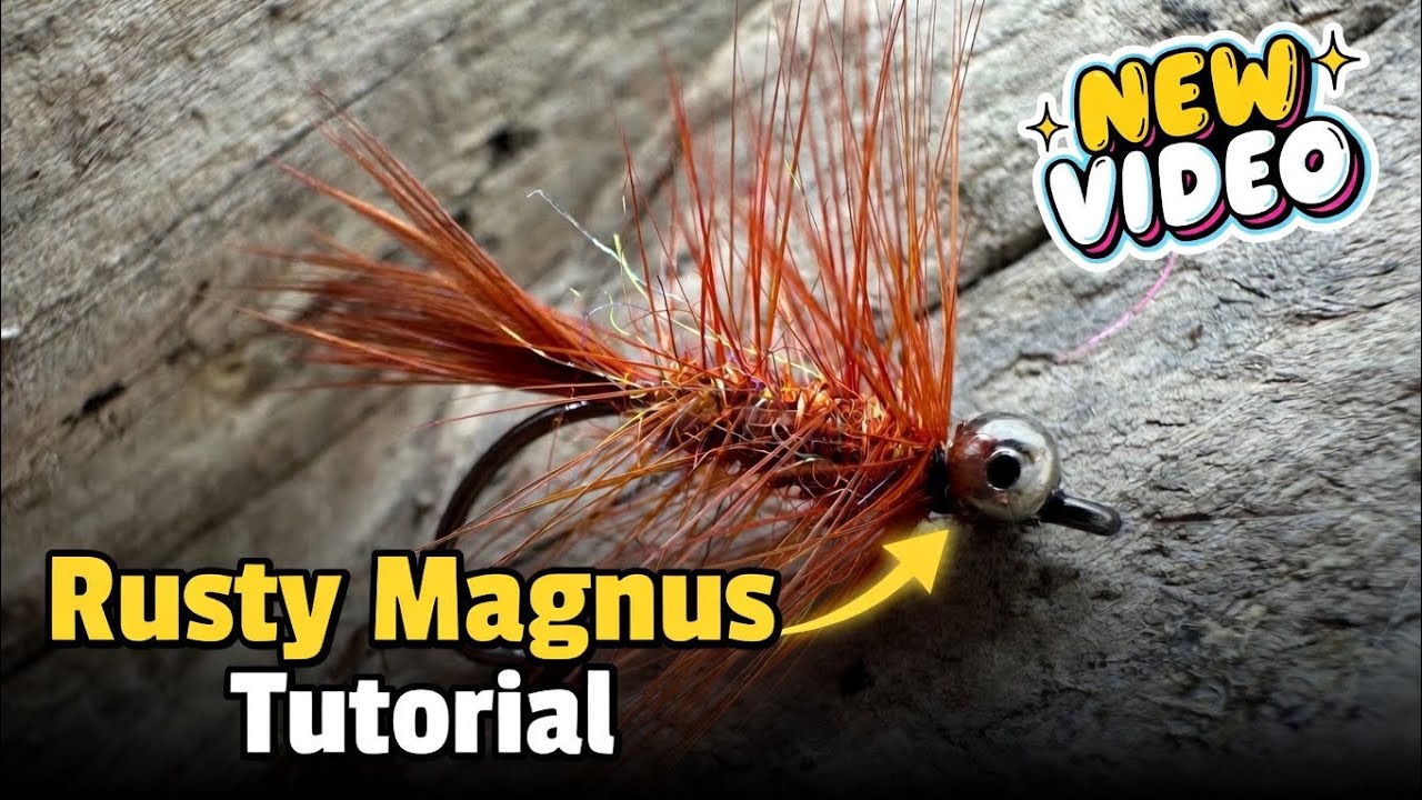 Rusty Magnus - Variant of the Danish classic sea trout pattern Magnus. Try it out 🤛🏻😉