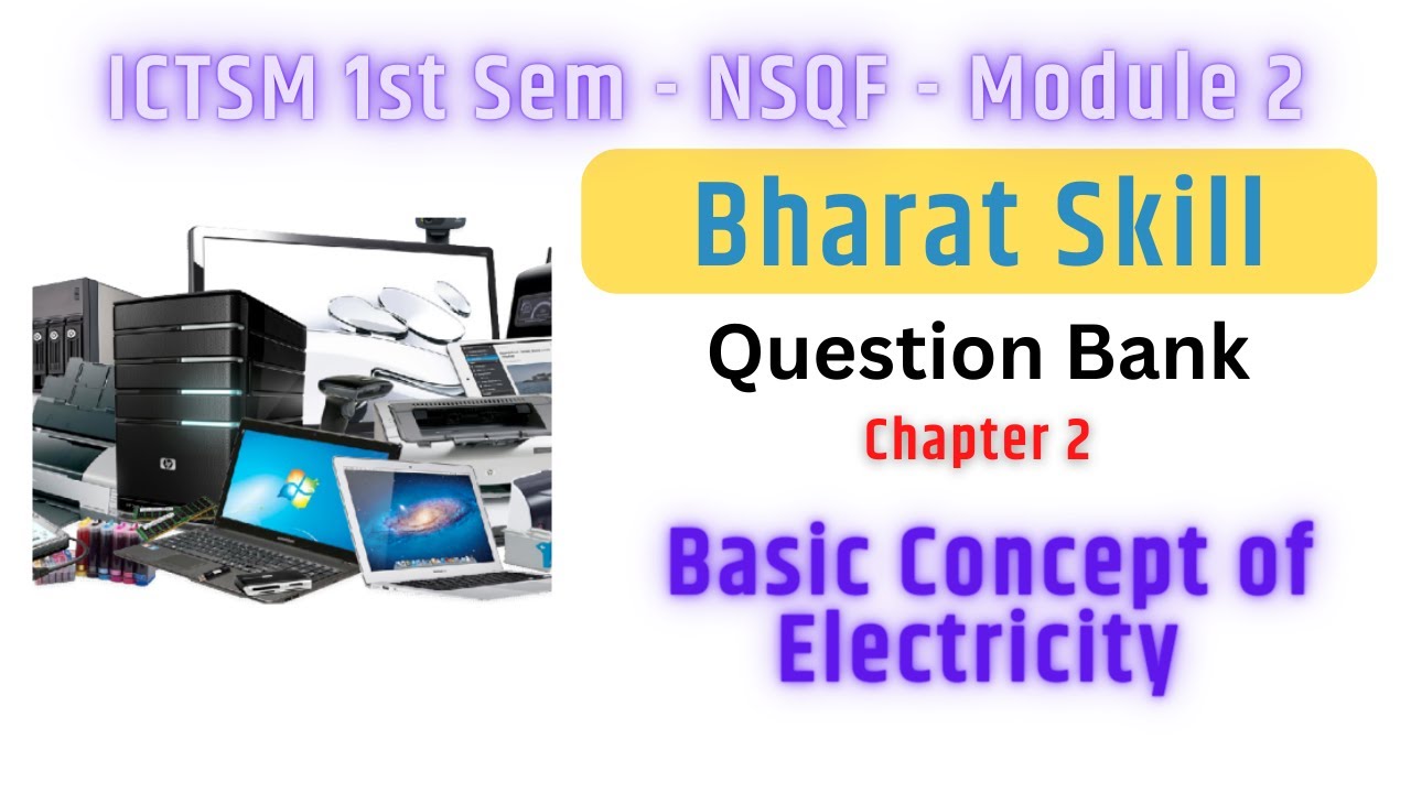 Bharat Skills ICTSM MCQ Question Bank with Answers Most important For ITI CTS Exam Paper PDF Part-2