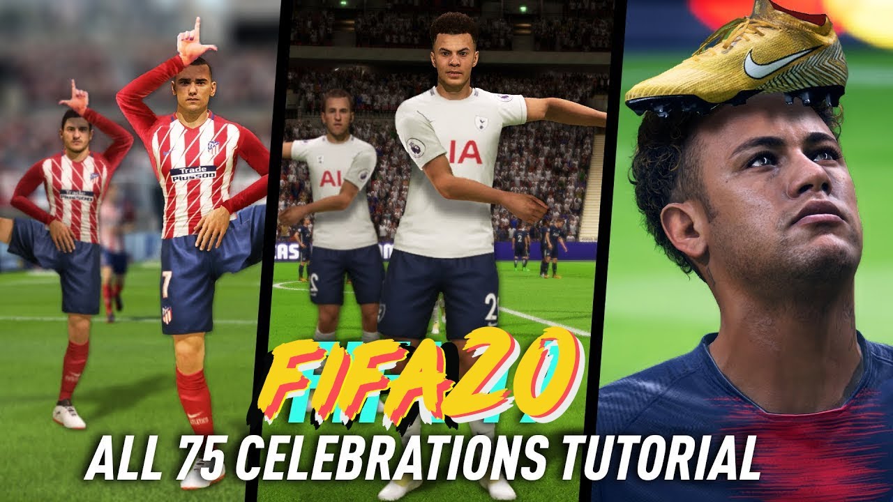 FIFA 20 ALL CELEBRATIONS TUTORIAL   FIFA 20 TUTORIAL DE TODAS LAS CELEBRACIONES