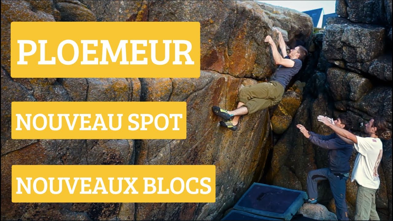 Escalade à Plœmeur - du bloc proche de Lorient
