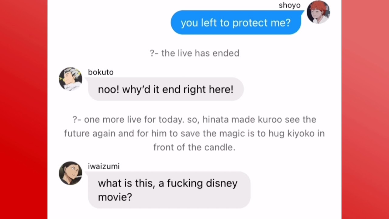 what else can i do? | haikyuu texts | encanto skit