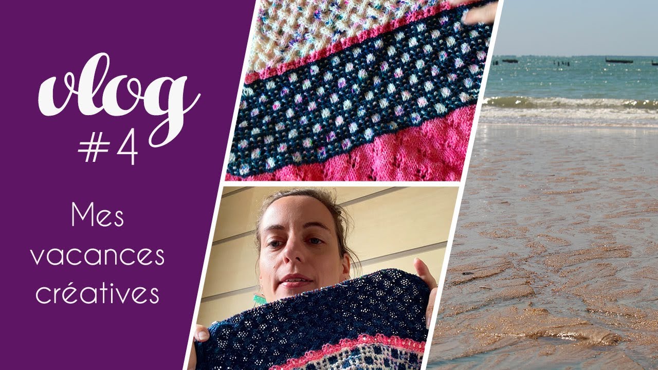 Vlog #4 Mes vacances créatives : tricot du Festival of stitches, Ginger Cardigan et bijoux en perles
