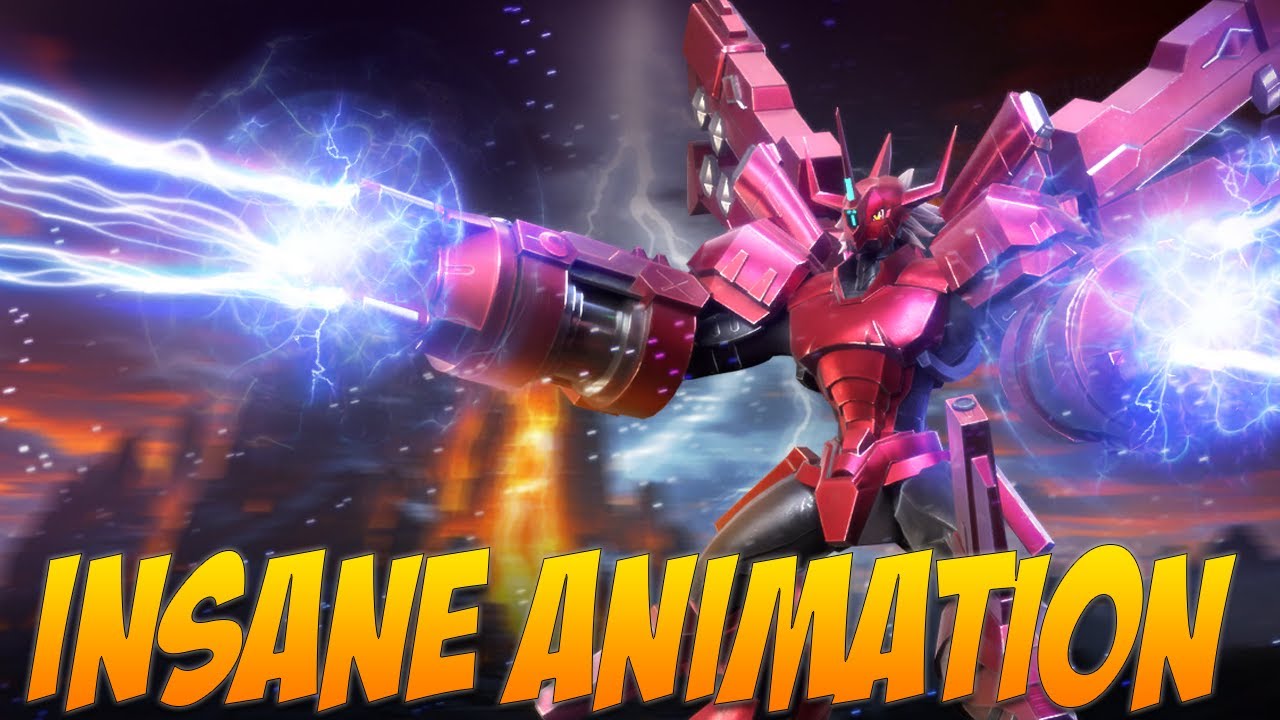 SHOWCASE SKILL ANIMATION DIGIMON : BLITZGREYMON | DIGIMON : SOURCE CODE  | BANDAI | ANDROID GAME