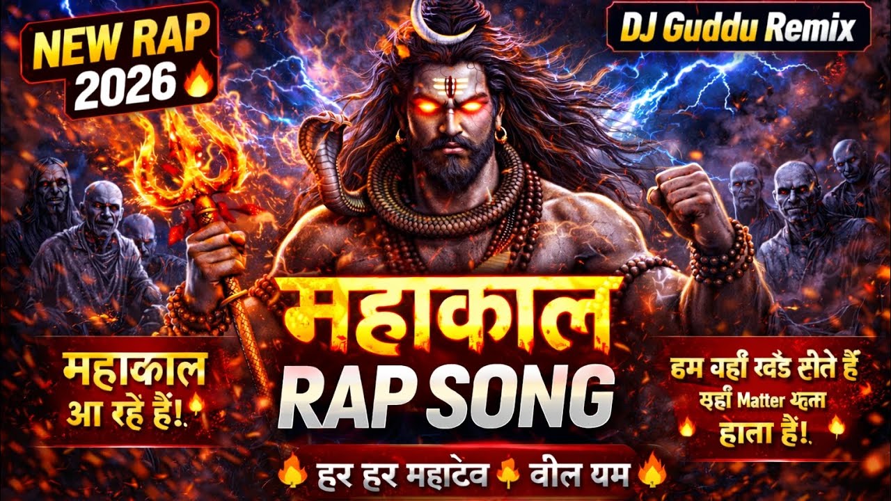 महाकाल RAP SONG 🔥 DJ Guddu Remix | New Rap 2026 | हर हर महादेव