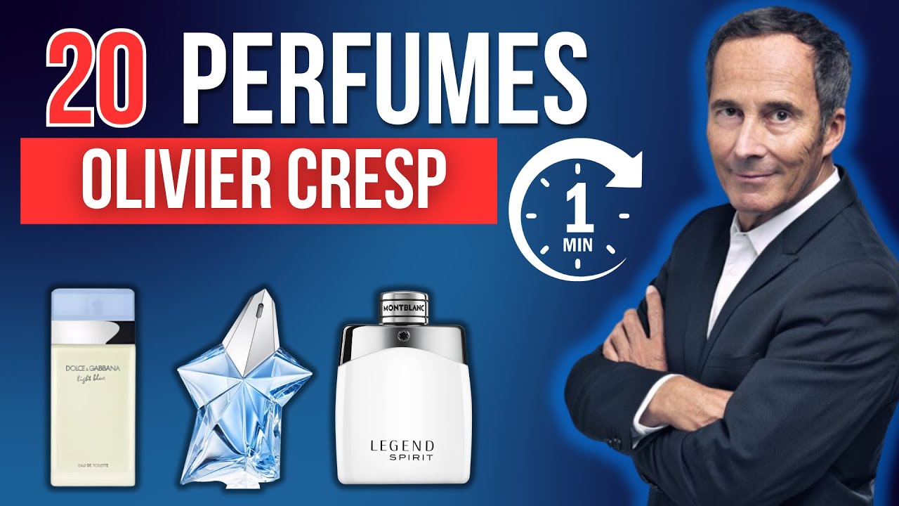20 Perfumes del Perfumista OLIVIER CRESP en 1 Minuto