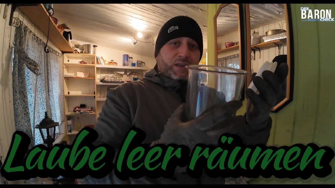 Folge 3 | DerBaronCheck Mein neuer Garten | Laube leer räumen.
