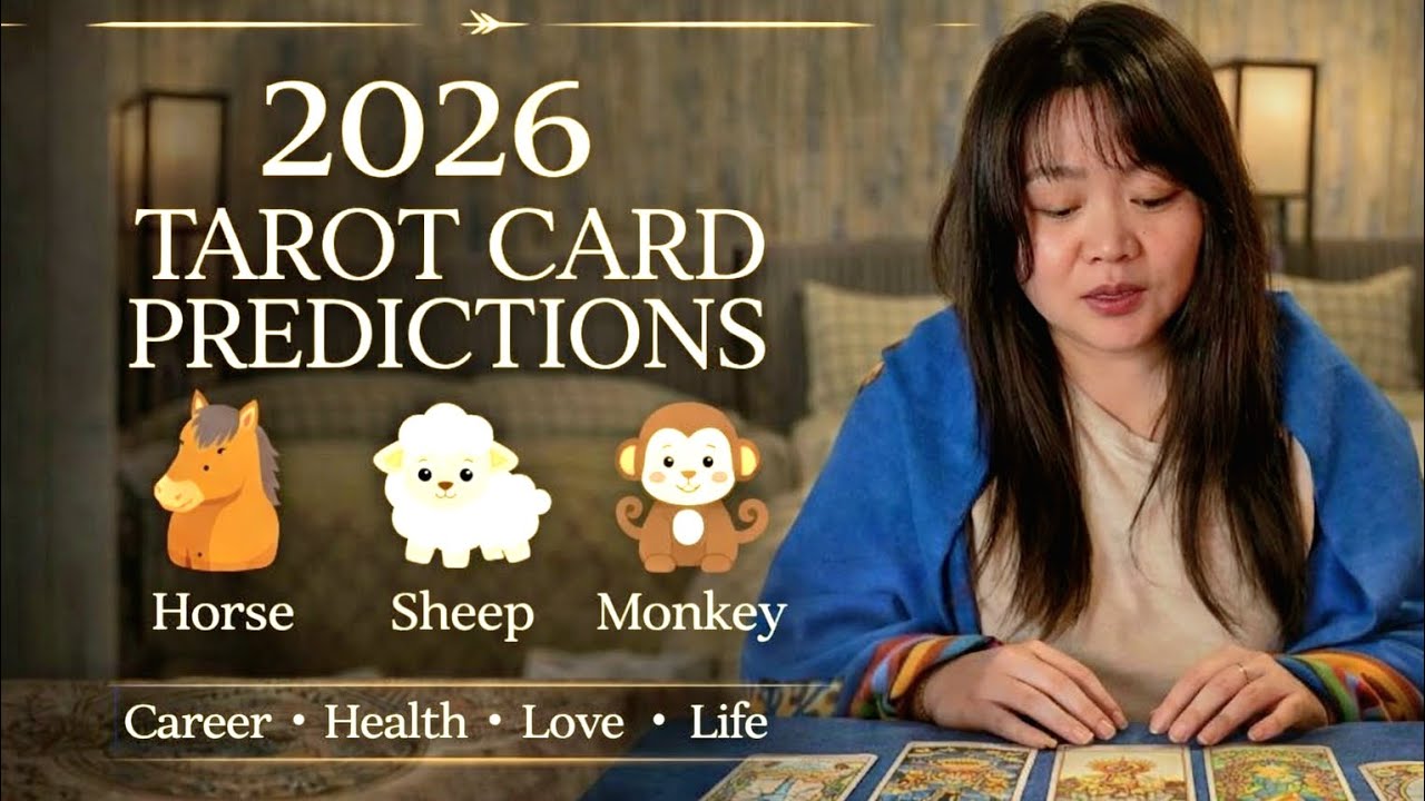 ✨2026 Tarot Predictions: Horse, Sheep & Monkey | Career, Love, Health & Life Insights✨