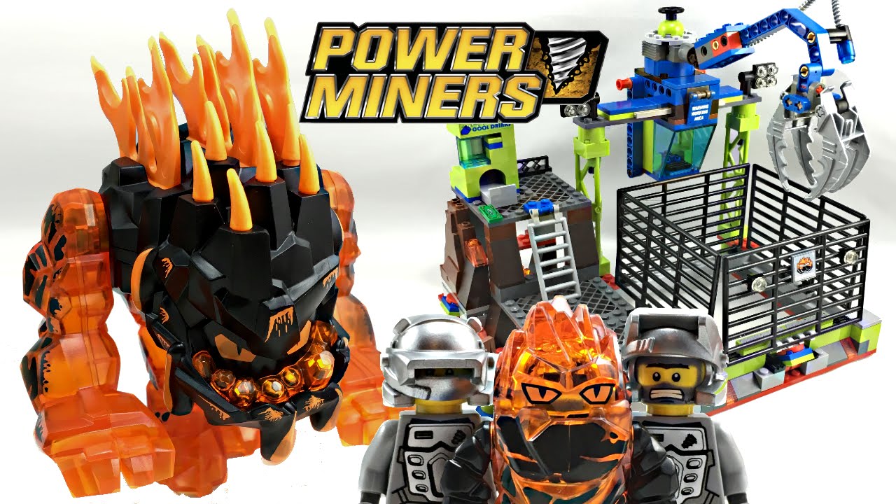 LEGO Power Miners Lavatraz review! 2010 set 8191!