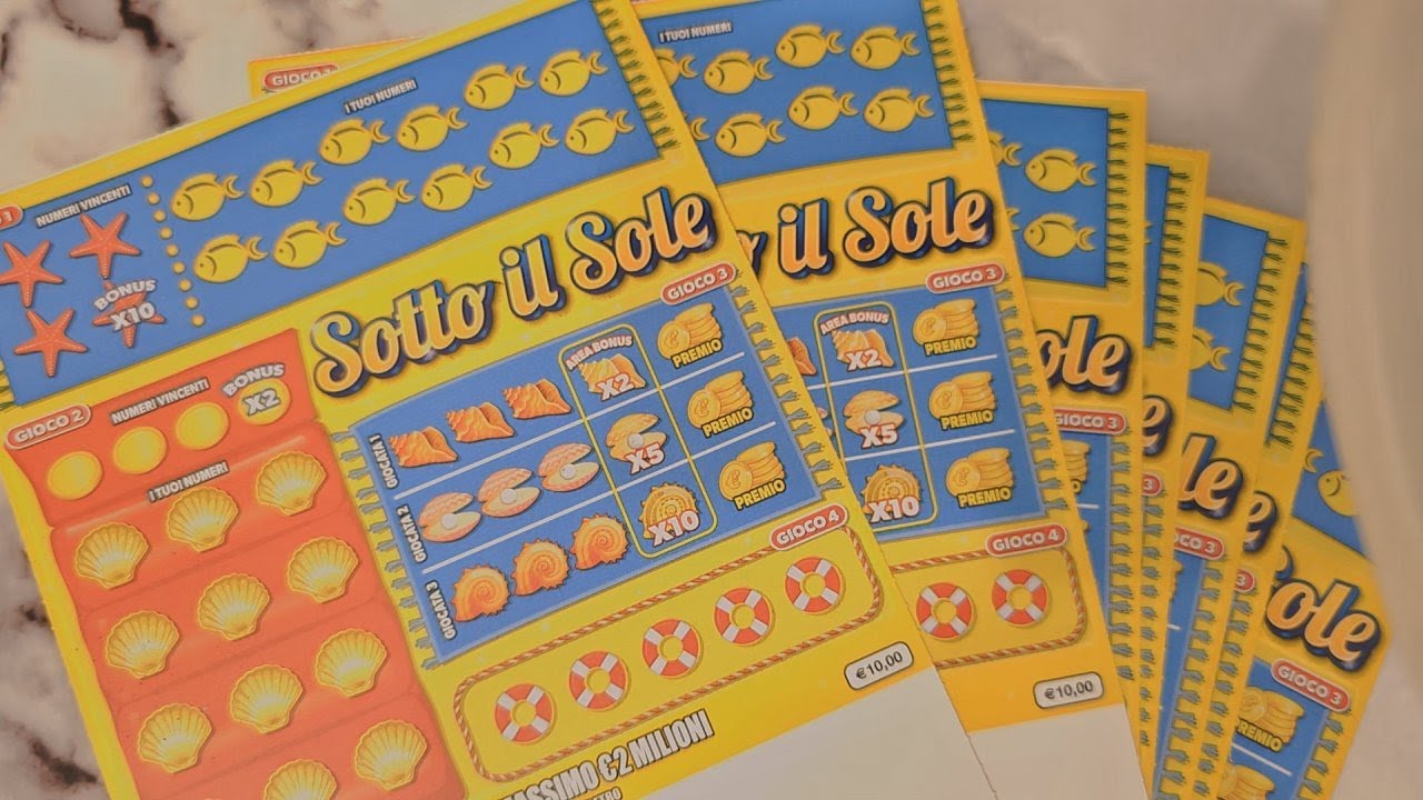 Sotto il sole brillante d'estate ne grattiamo 7