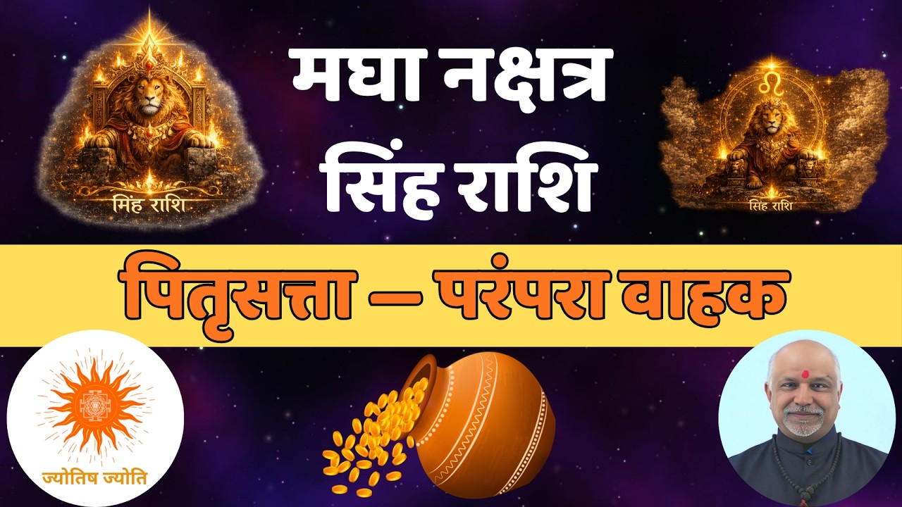 Magha Nakshatra Singh Rashi Samriddhi Ka Raasta | Rajyog Aur Safalta Ki Nakshatra Sidi